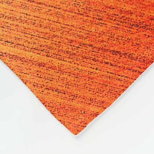 Trompete Section Jazz Music Orange Rust Fleecedecke (Ecke)