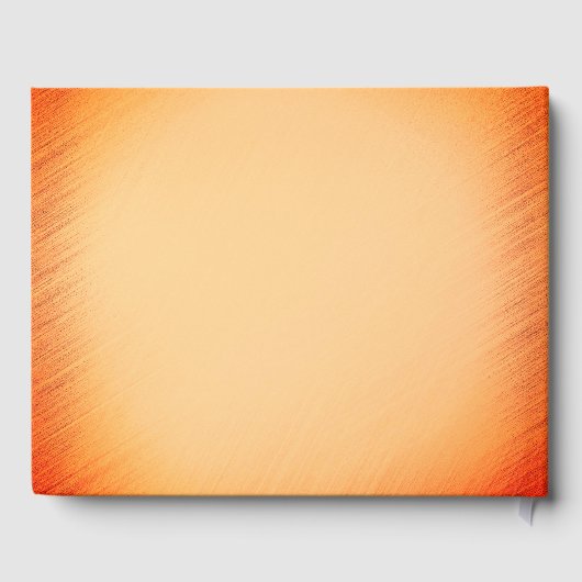 Trompete Section Jazz Music Orange Rust Gästebuch (Rückseite)