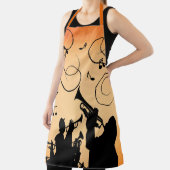 Trompete Section Jazz Music Orange Rust Schürze (InSitu)