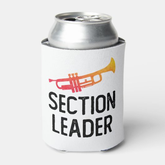 Trompete Section Leader Marching Band Dosenkühler (Kanne Vorderseite)