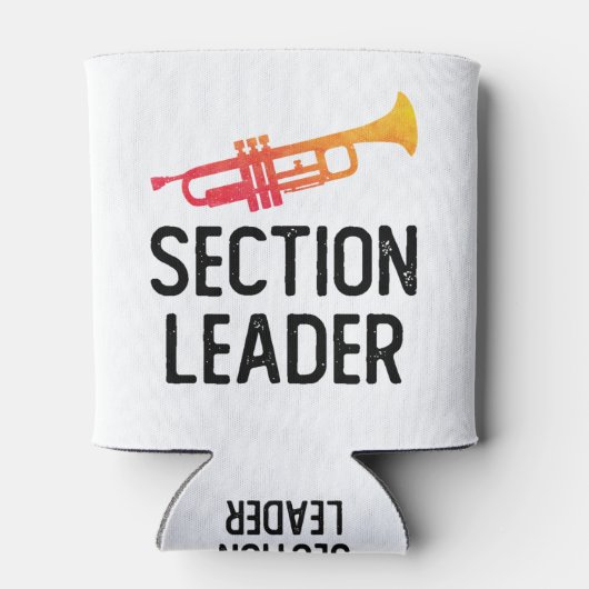 Trompete Section Leader Marching Band Dosenkühler (Rückseite)