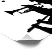 Trompete Section Music Design Poster (Ecke)