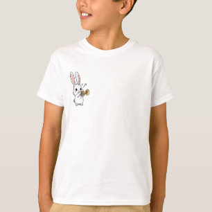 Trompete spielende Hasen-Kinder T-Shirt
