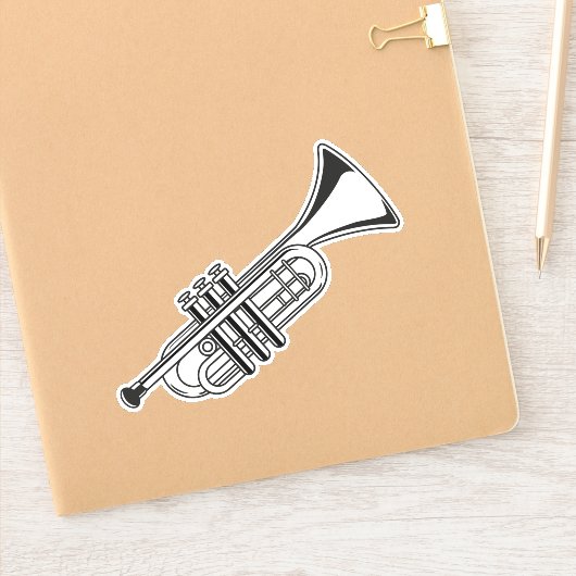 Trompete Sticker Music School Marching Band (Notizbuch)