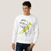 Trompete Sweatshirt (Vorne ganz)
