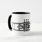 Trompete Tasse (Vorderseite Links)