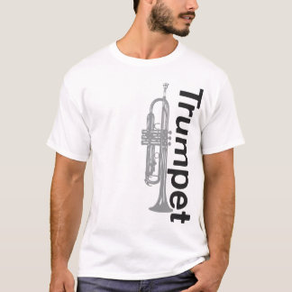 Trompete-Tonal Streifen-T - Shirt