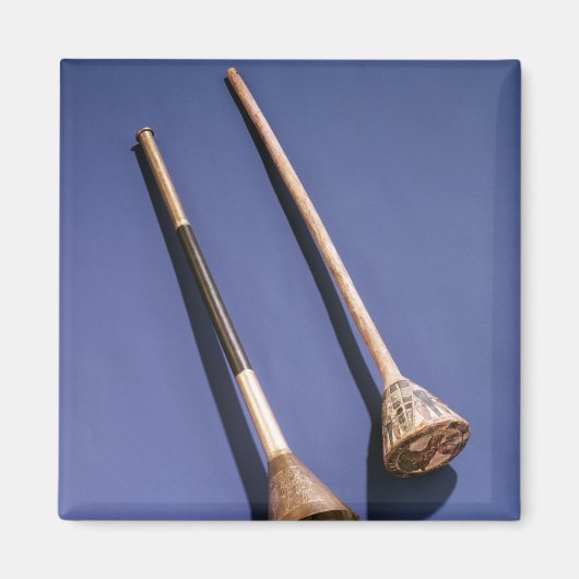 Trompete und Holzstopfen Magnet (Vorne)