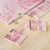 Trompete und Musiknoten Puzzle (Seite)