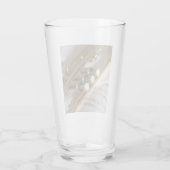 Trompete und Notenmessgeräte Glas (Rückseite)