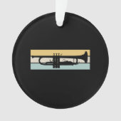 Trompete Vintag Ornament (Vorderseite)