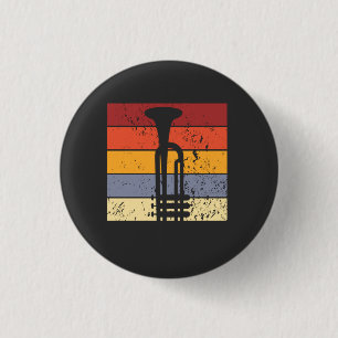 Trompete Vintage Button