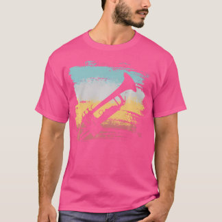 Trompete Vintage-Grafik für einen Trompetenspieler T-Shirt
