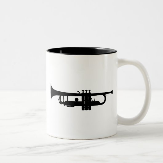 Trompete Zweifarbige Tasse (Rechts)