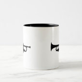 Trompete Zweifarbige Tasse (Mittel)