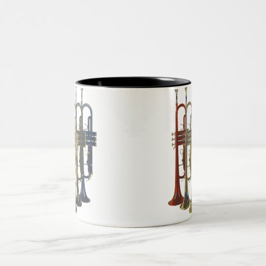 Trompete Zweifarbige Tasse (Mittel)