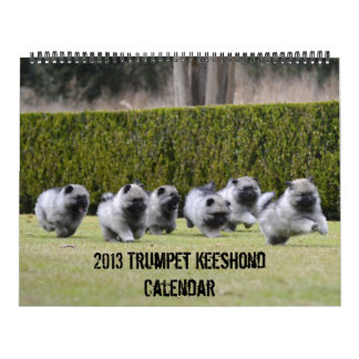Trompetekeeshond-Kalender 2013 Ende Dezember Kalender