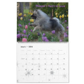 Trompetekeeshond-Kalender Kalender (Mär 2026)