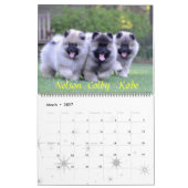 Trompetekeeshond-Kalender Kalender (Mär 2027)