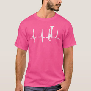 Trompeten Herzschlag Spieler ee Familie Mädchen T-Shirt
