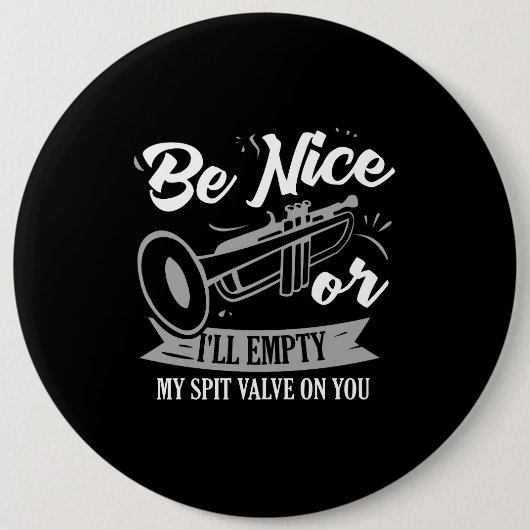 Trompeten - Rückschlagventil Button (Vorderseite)