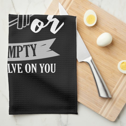 Trompeten - Rückschlagventil Geschirrtuch (Viertel Falte)