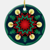 Trompeten und Bänder Keramikornament (Hinten)