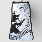 Trompetenabschnitt Blue Music Golf Headcover (Rotieren 90)