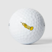 Trompetenbälle Golfball (Vorderseite)