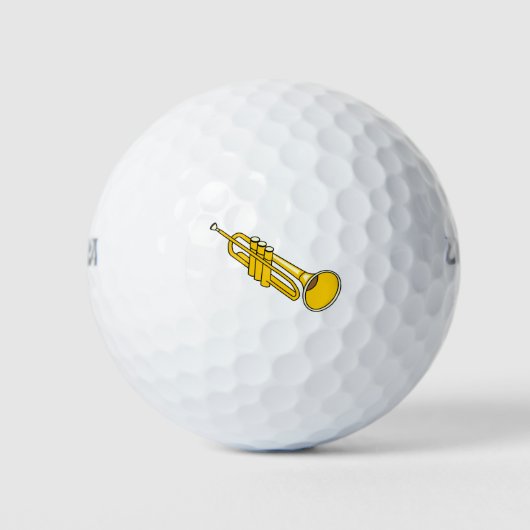 Trompetenbälle Golfball (Vorderseite)