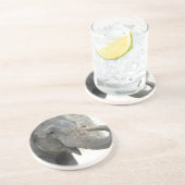 Trompetende Elefant-Untersetzer Getränkeuntersetzer (Seite)