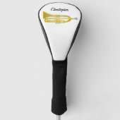 Trompetendesign Golf Headcover (Vorderseite)