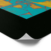 Trompetendruck für Wände Poster (Ecke)