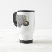 Trompetenelefant-Reise-Tasse Reisebecher (Vorderseite Links)