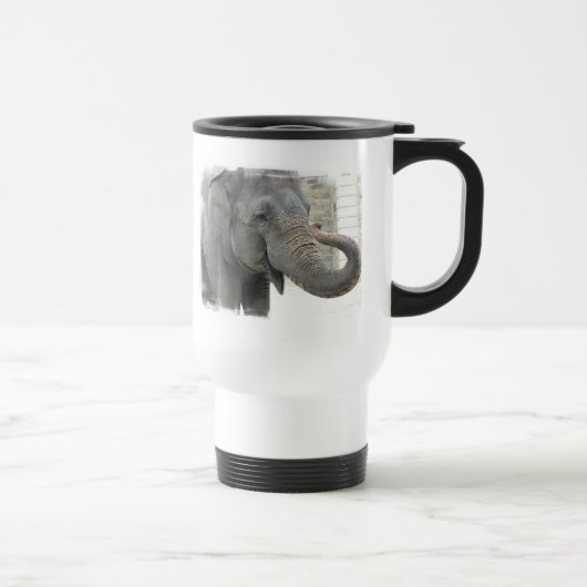 Trompetenelefant-Reise-Tasse Reisebecher (Rechts)