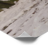 TrompetenElefanten im Schnee Poster (Ecke)