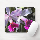 Trompetenlila Orchideen Mousepad (Mit Mouse)