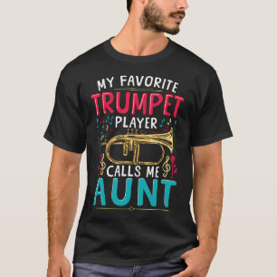 Trompetenmusik Blech Mein Lieblingstrompeter Onkel T-Shirt