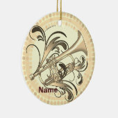 Trompetenrhythmus  keramik ornament (Rechts)