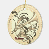 Trompetenrhythmus  keramik ornament (Links)