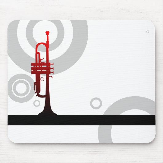 Trompetenringe Mousepad (Vorne)