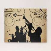 Trompetensektion Rustikale Musik Puzzle (Horizontal)