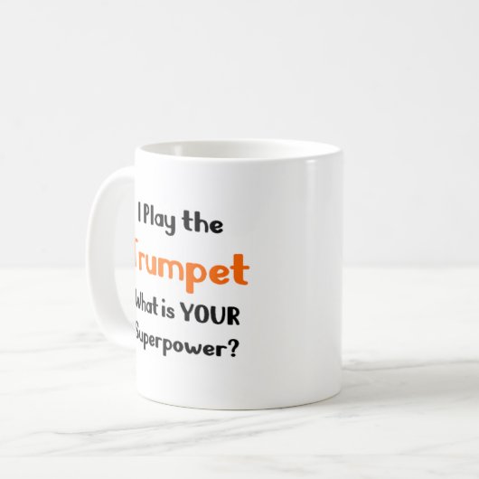 Trompetenspieler Kaffeetasse (Vorderseite Links)