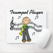 Trompetenspieler-Mauspad Mousepad (Mit Mouse)