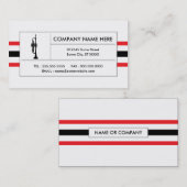 Trompetenstreifen Visitenkarte (Vorne/Hinten)