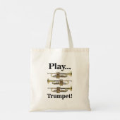 Trompeter Blechblasinstrument Tragetasche (Rückseite)