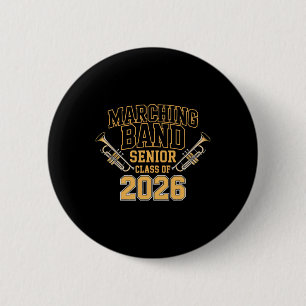 Trompeter der Marching Band der ND-Seniorenklasse Button