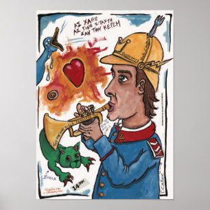 Trompeter - diese Maschine tötet auch Faschisten Poster