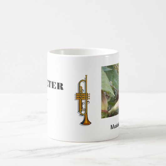 Trompeter durch Wahl Kaffeetasse (Mittel)