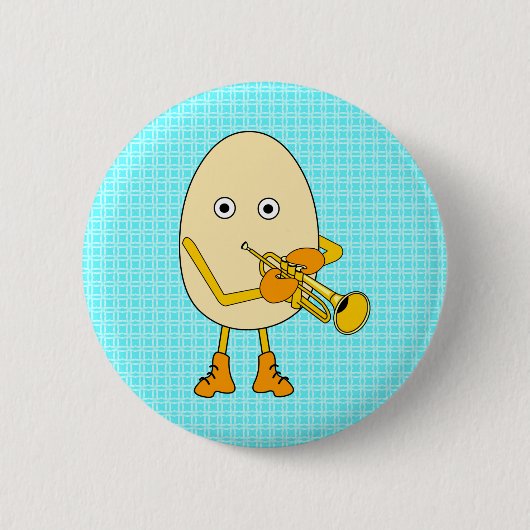 Trompeter Egghead Button (Vorderseite)